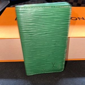 Louis Vuitton Epi Green Card Holder
